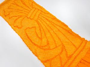 正絹　振袖用　絞り　帯揚げ